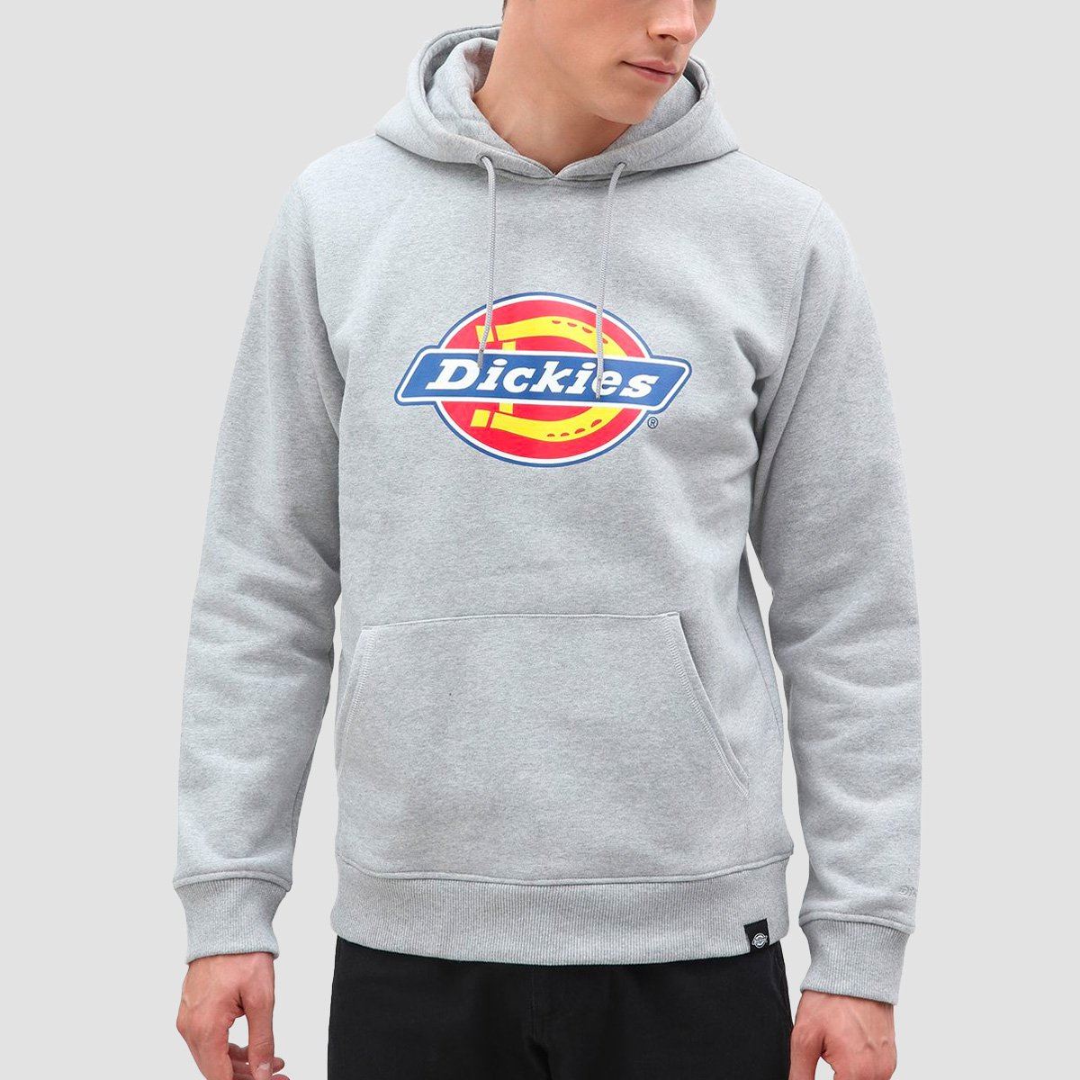 Dickies Icon Logo Pullover Hoodie Grey Melange