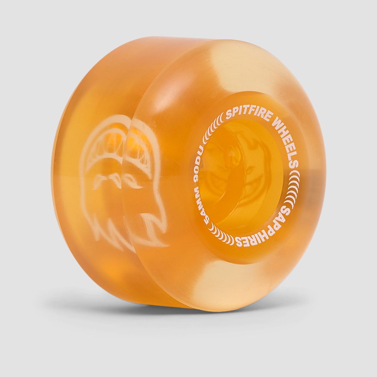 Spitfire Sapphires 90DU Skateboard Wheels Orange 54mm