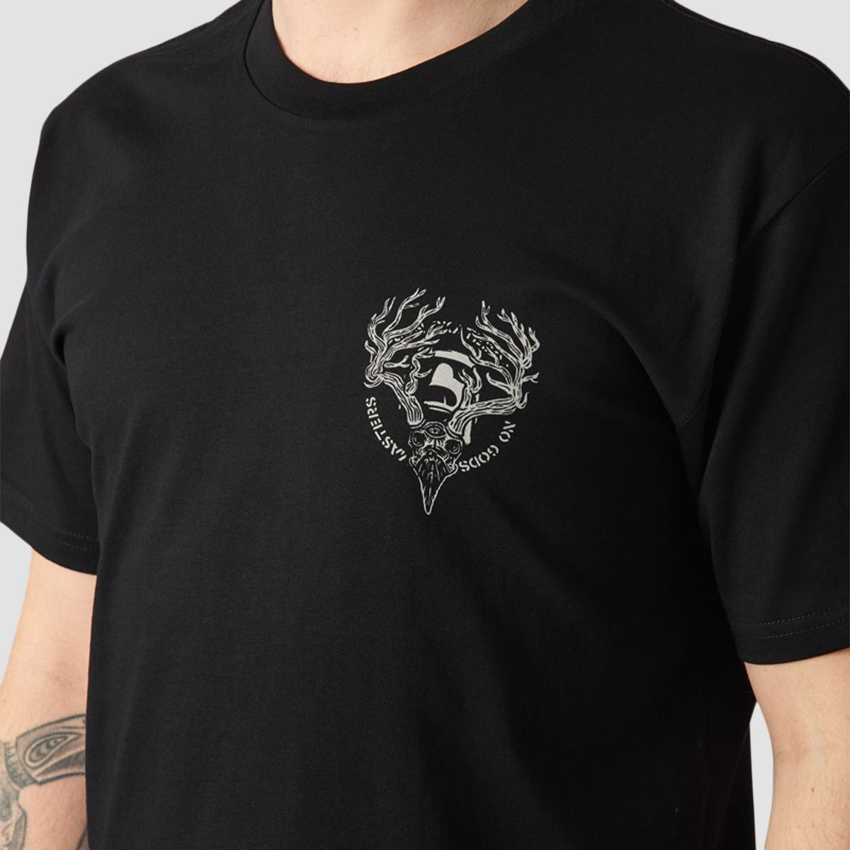 Heathen Ceronnous Mono T-Shirt Black