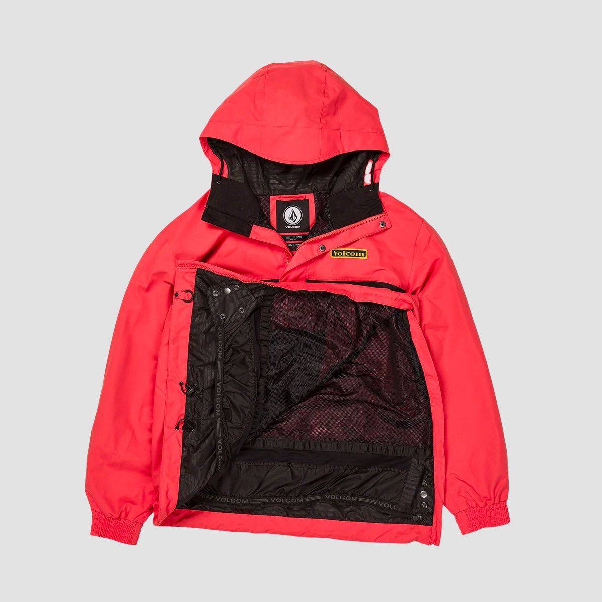 Volcom Longo Pullover Snow Jacket Orange