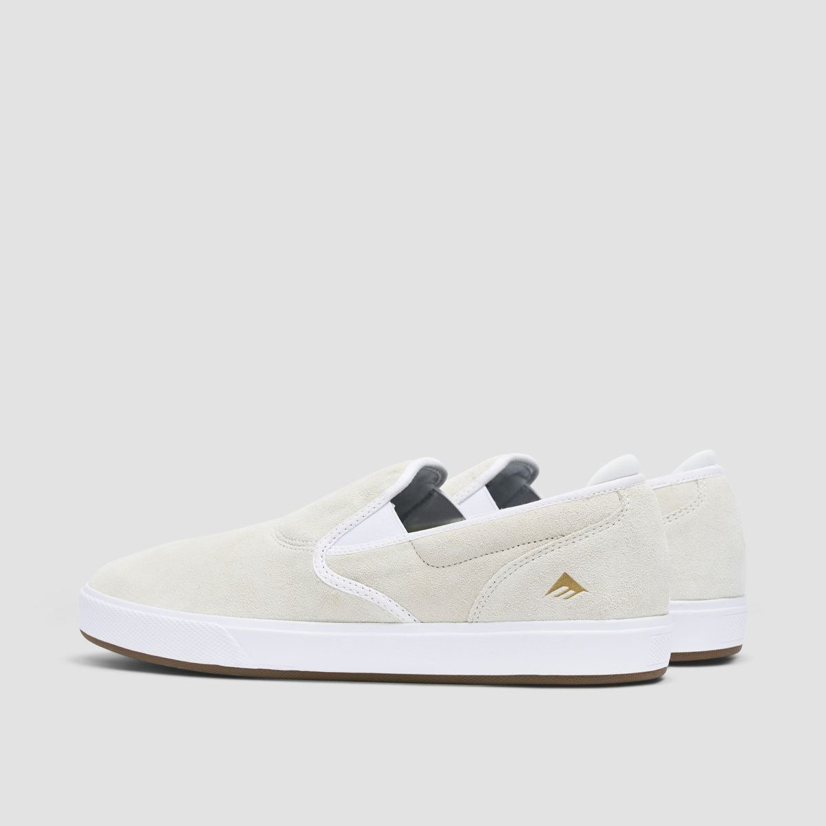 Emerica Wino G6 Cup Slip On Shoes White