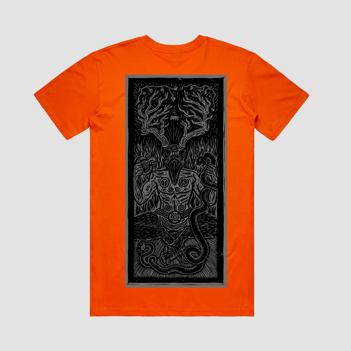 Heathen Ceronnous T-Shirt Orange