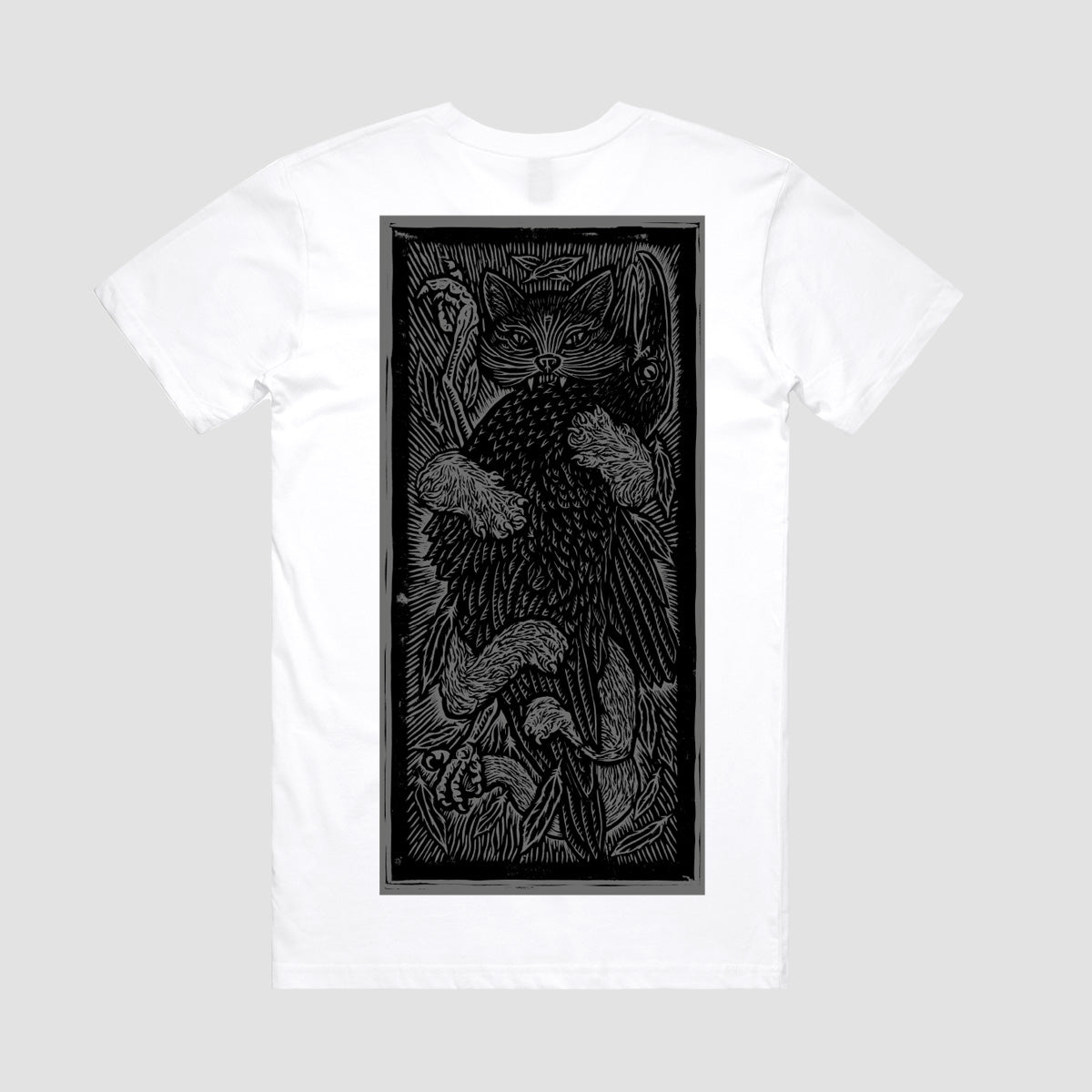 Heathen Crow Killer T-Shirt White