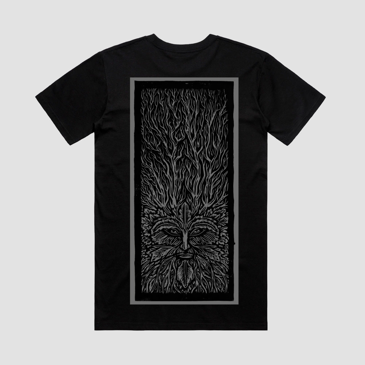 Heathen Green Man T-Shirt Black