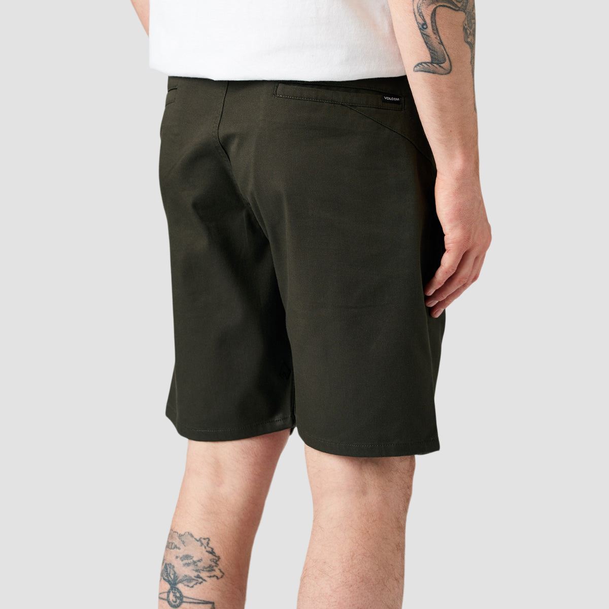 Volcom Frickin Modern Stretch 19" Shorts Rinsed Black