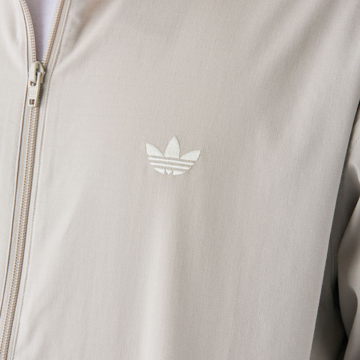 adidas Skateboarding Superfire Firebird Track Jacket (Gender Neutral) Putty Grey/Ivory