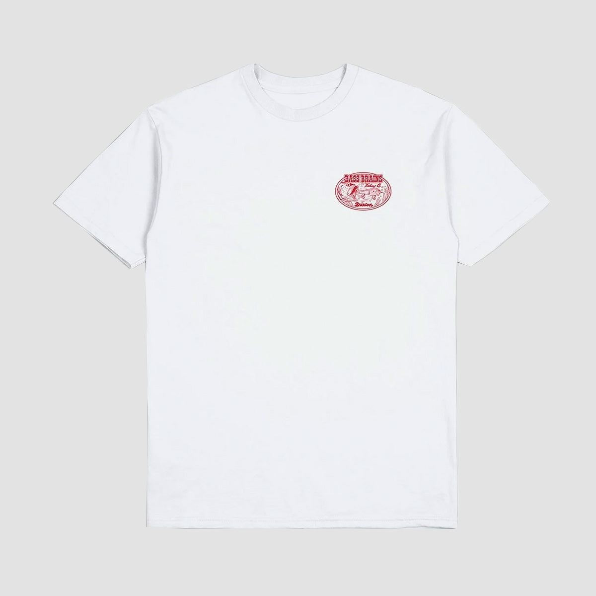 Brixton Bass Brains Swim T-Shirt White