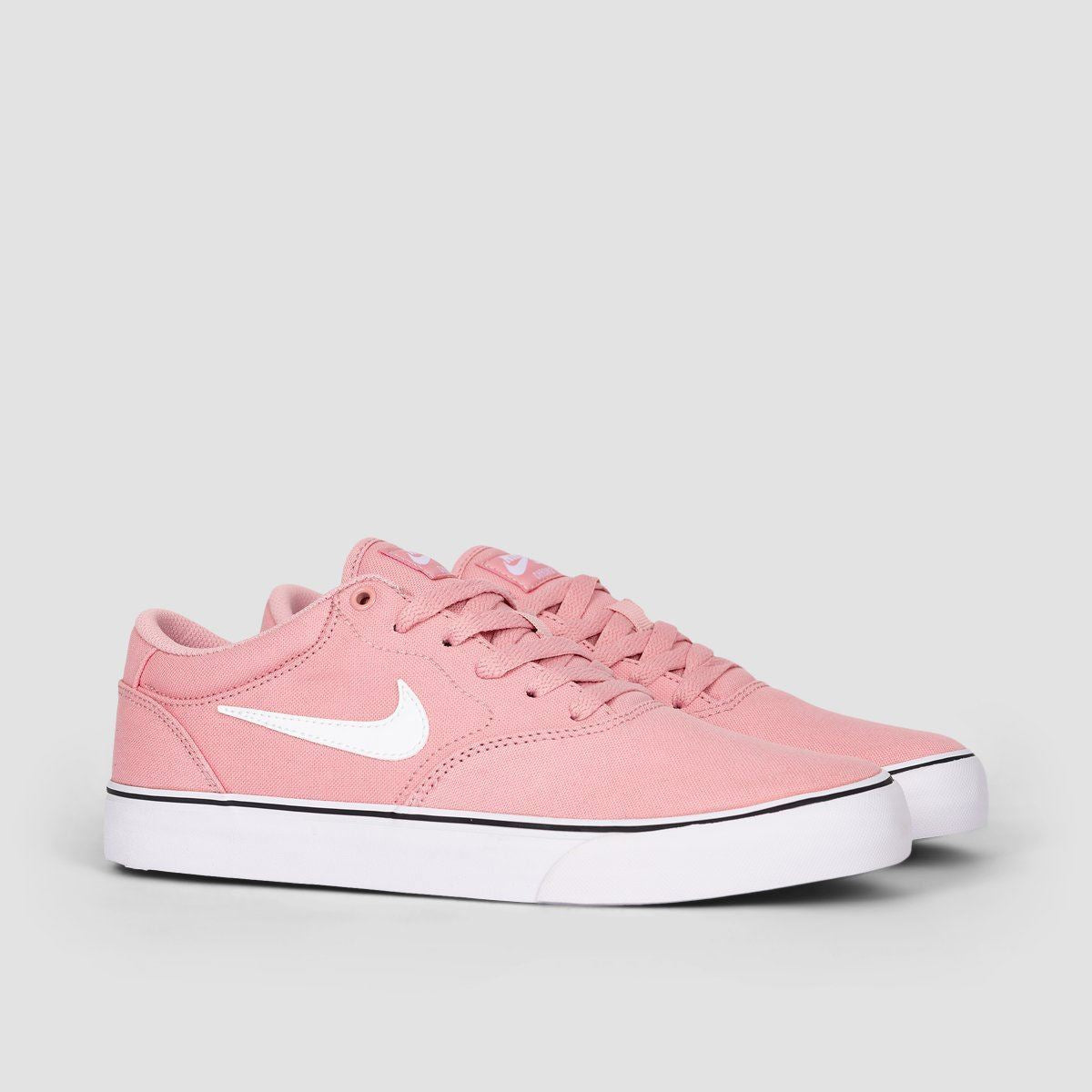 Nike SB Chron 2 Canvas Shoes - Pink Glaze/White/Pink Glaze/Black