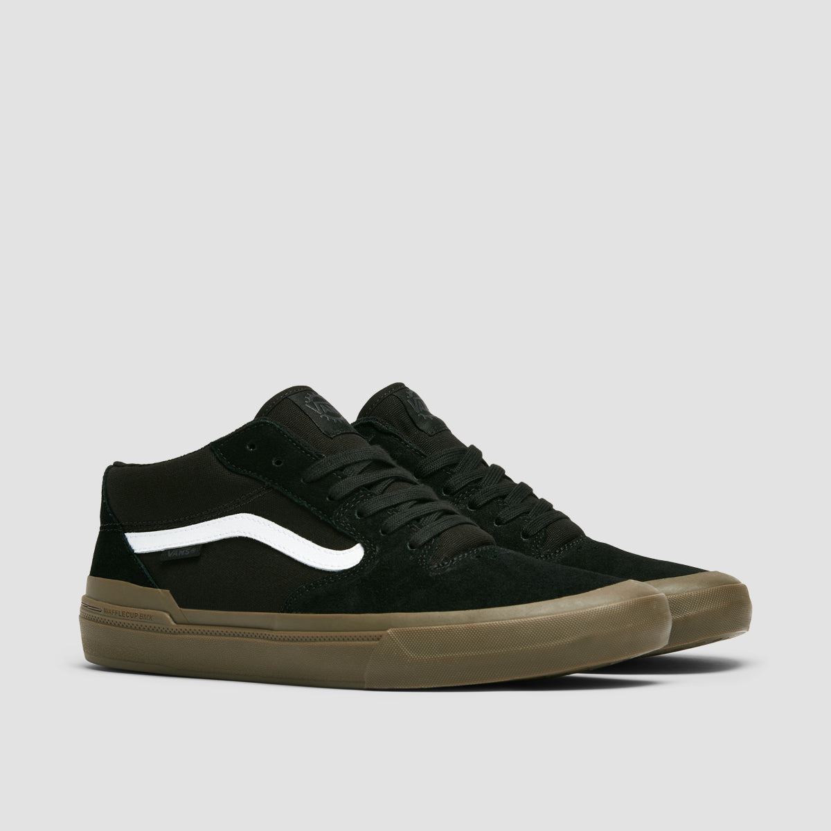 Vans BMX Style 114 Mid Top Shoes - Black/Dark Gum