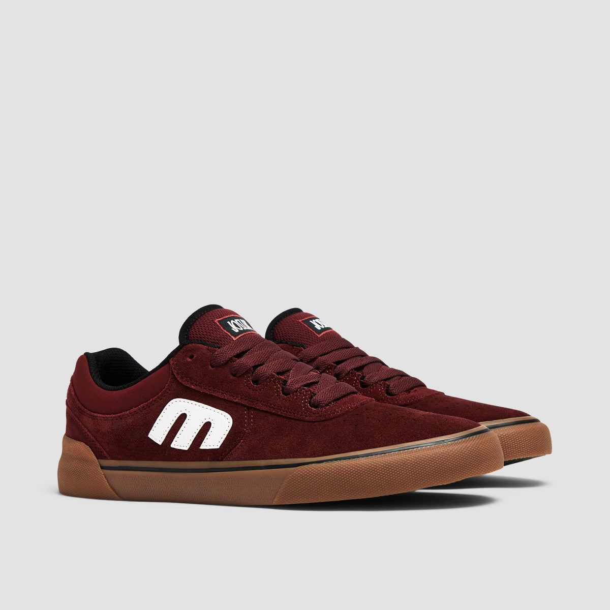 Etnies Joslin Vulc Shoes - Burgundy/Gum