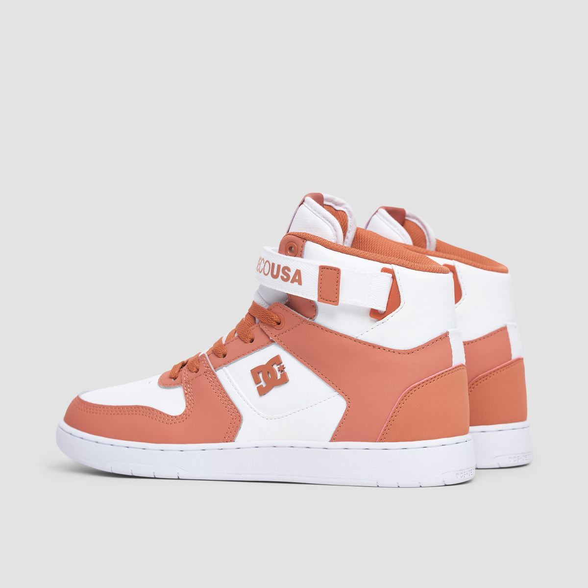 DC Pensford Shoes - White/Citrus