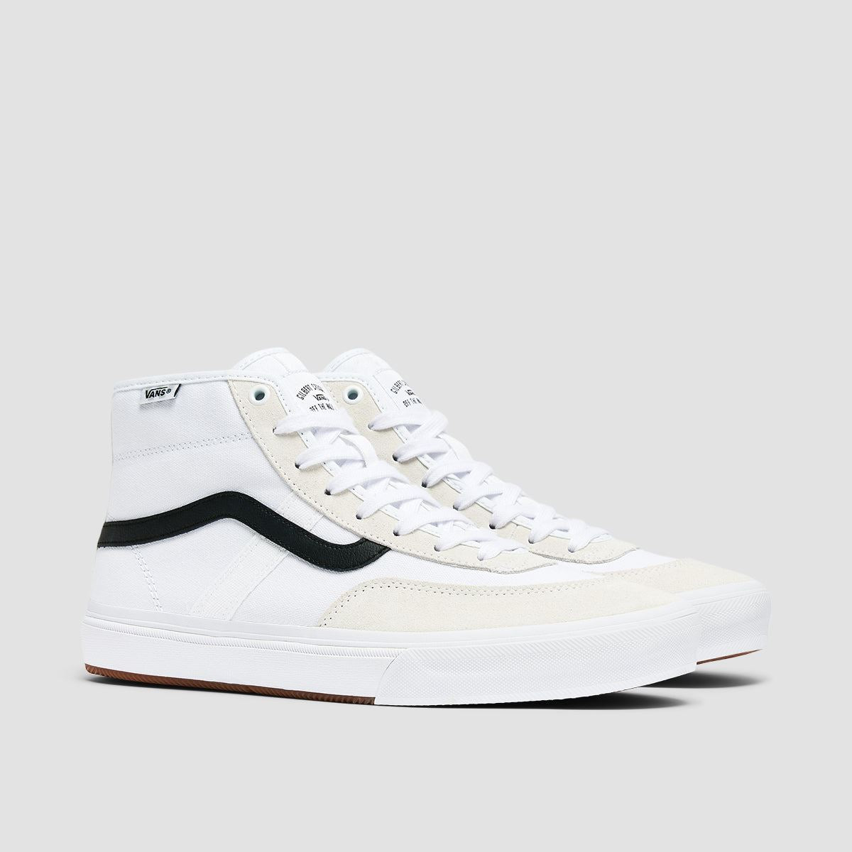 Vans Crockett High Shoes - White/Black/Gum