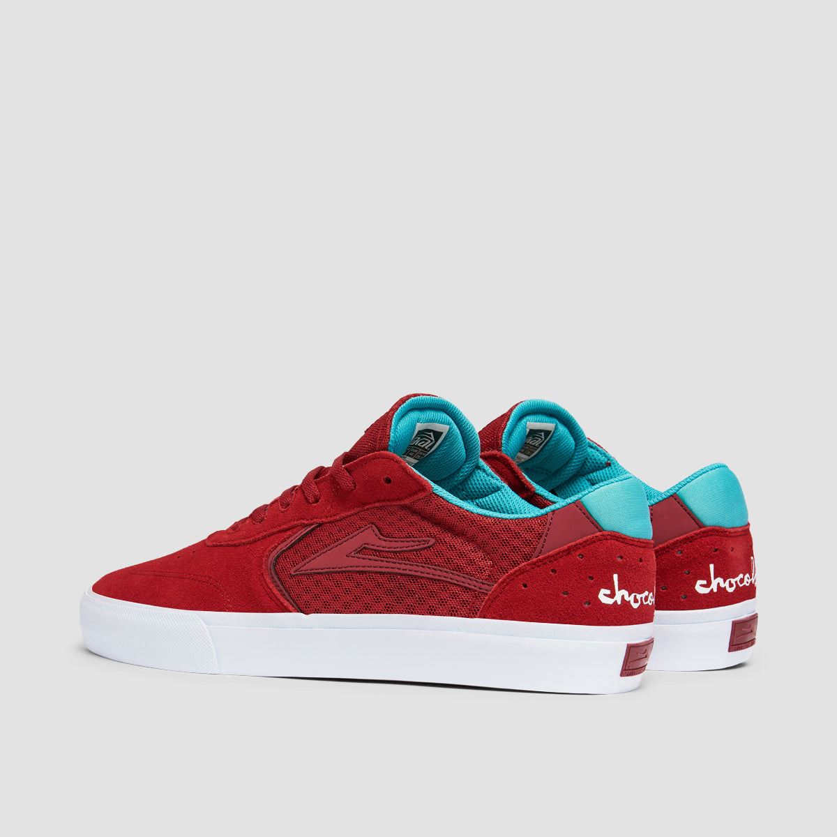 Lakai Atlantic Vulc Shoes - Red Suede