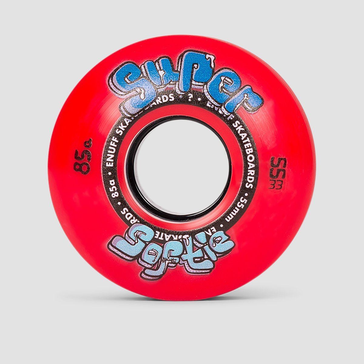 Enuff Super Softie Skateboard Wheels Red 55mm