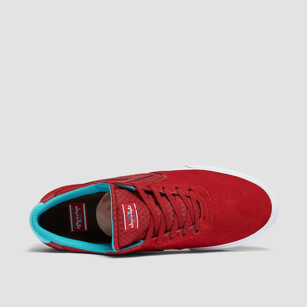 Lakai Atlantic Vulc Shoes - Red Suede