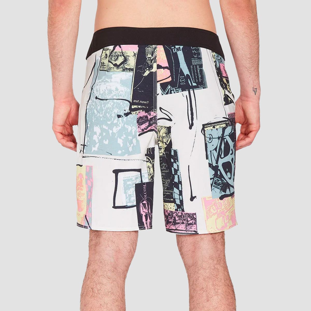 Volcom Ent Flyer Mod 19" Boardshorts Whitecap Grey