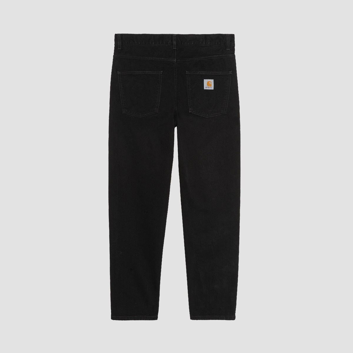 Carhartt WIP Newel Relaxed Tapered Jeans Black One Wash