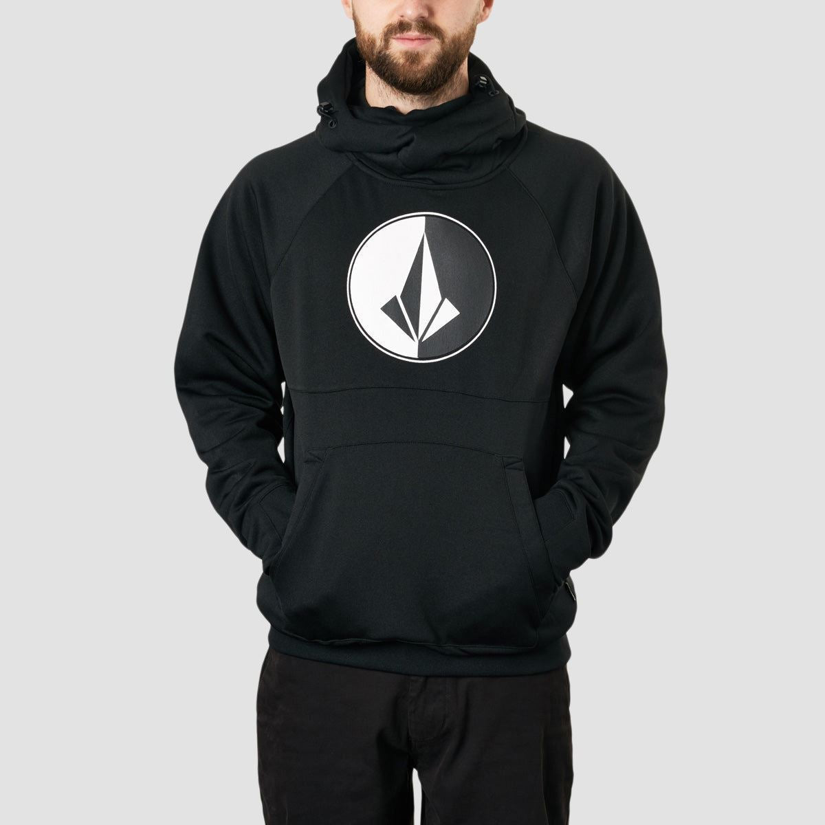 Volcom Hydro Riding Pullover Snow Hoodie Black