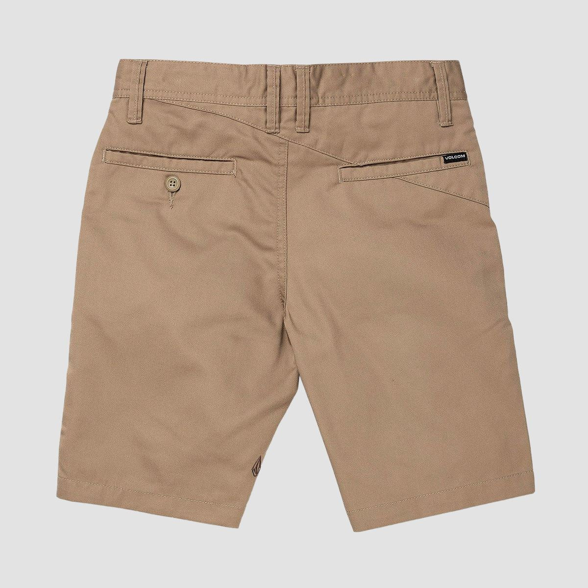 Volcom Frickin 17" Chino Shorts Khaki - Kids