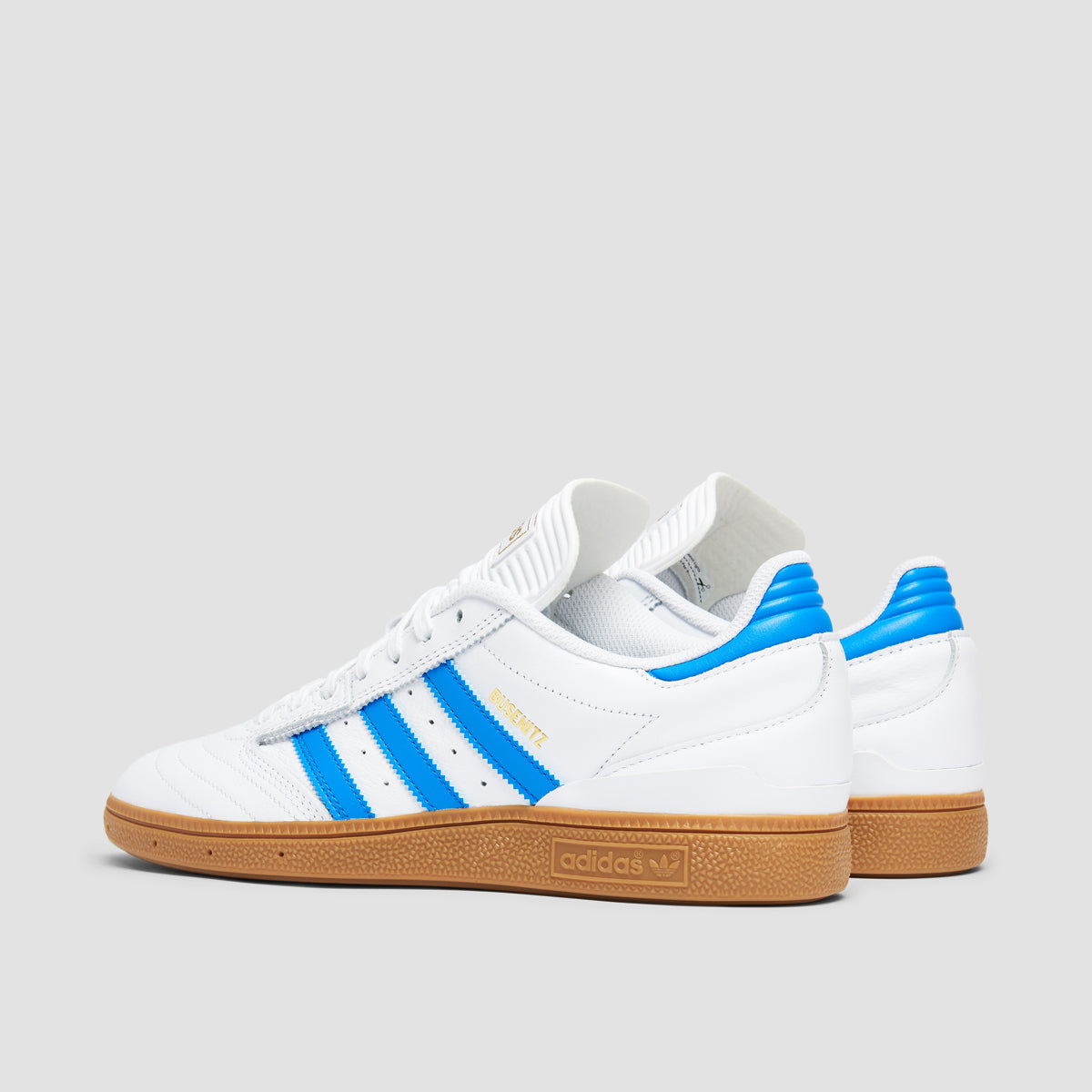 adidas Busenitz Shoes - Ftwr White/Bluebird/Gold Met