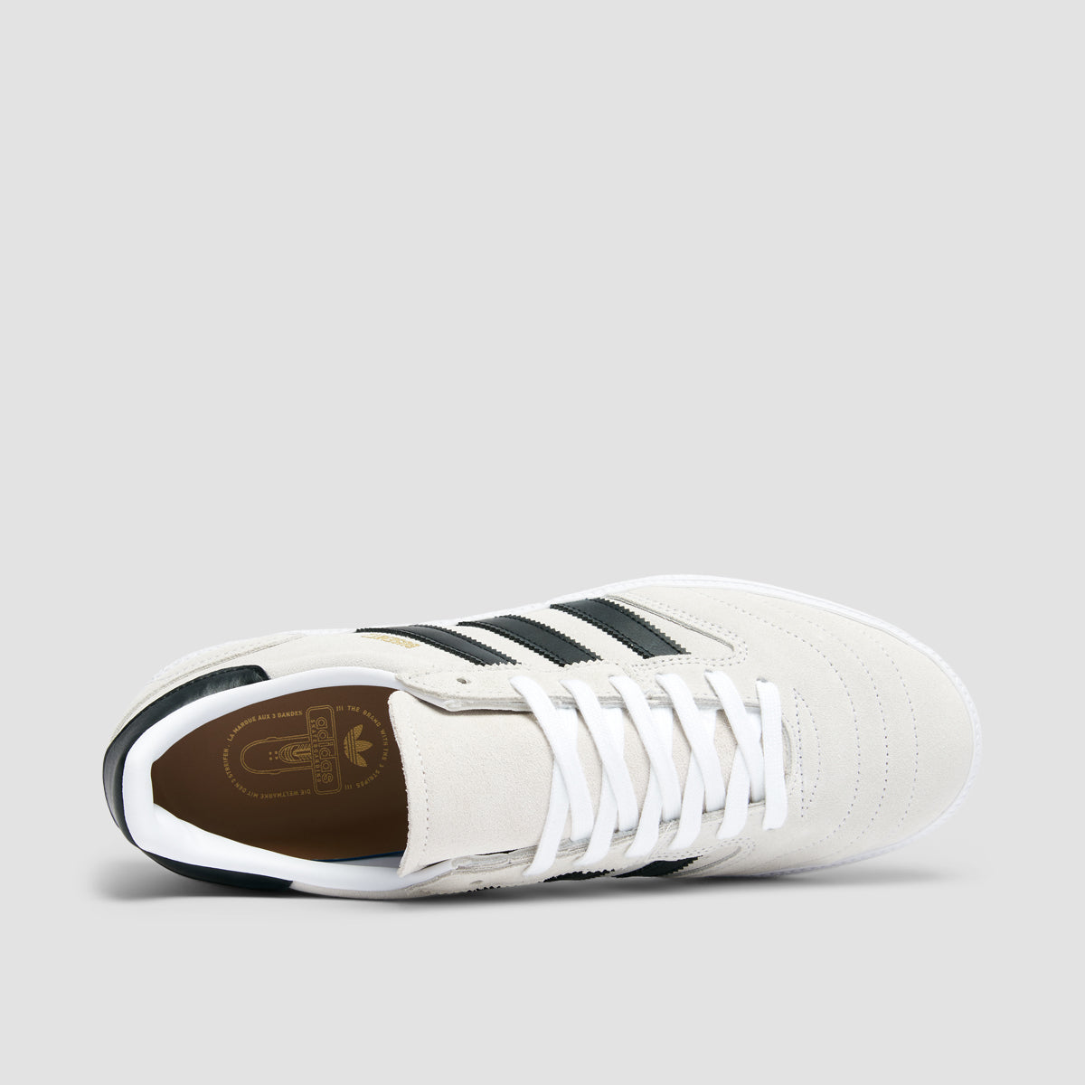 adidas Busenitz Vintage Shoes Crystal White Core Black Ftwr White