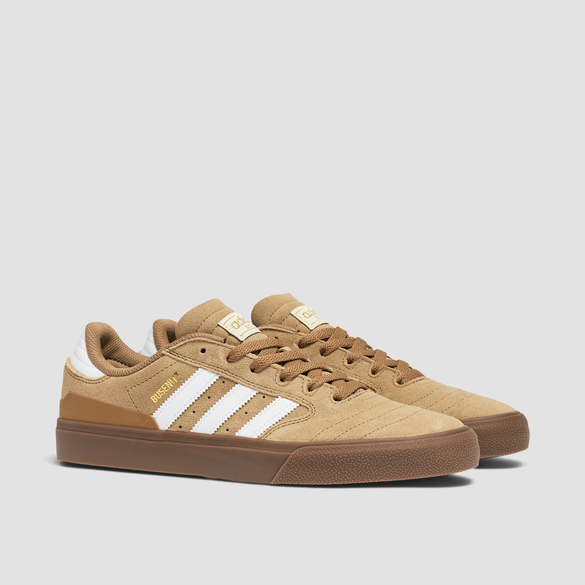 adidas Busenitz Vulc II Shoes - Cardboard/Chalk White/Gold Met