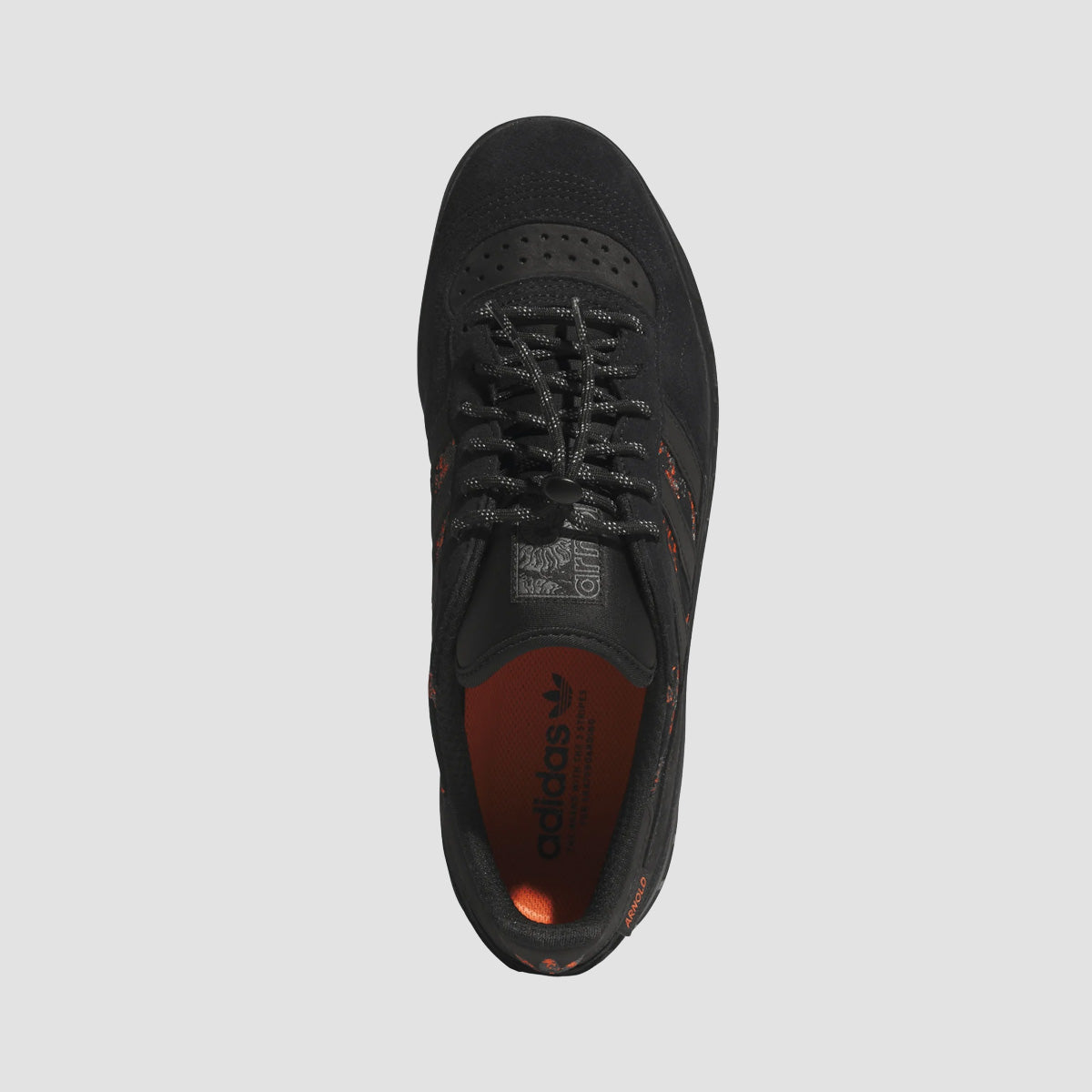 adidas Handball Top X Mike Arnold Shoes - Core Black/Core Black/Semi Impact Orange