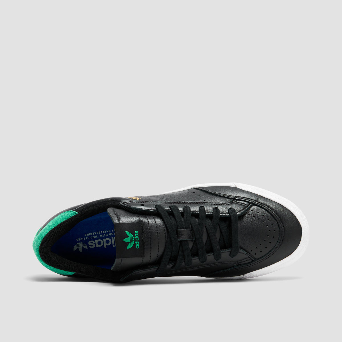 adidas Nora Signature Skateboarding Shoes - Core Black/Green/Ftwr White