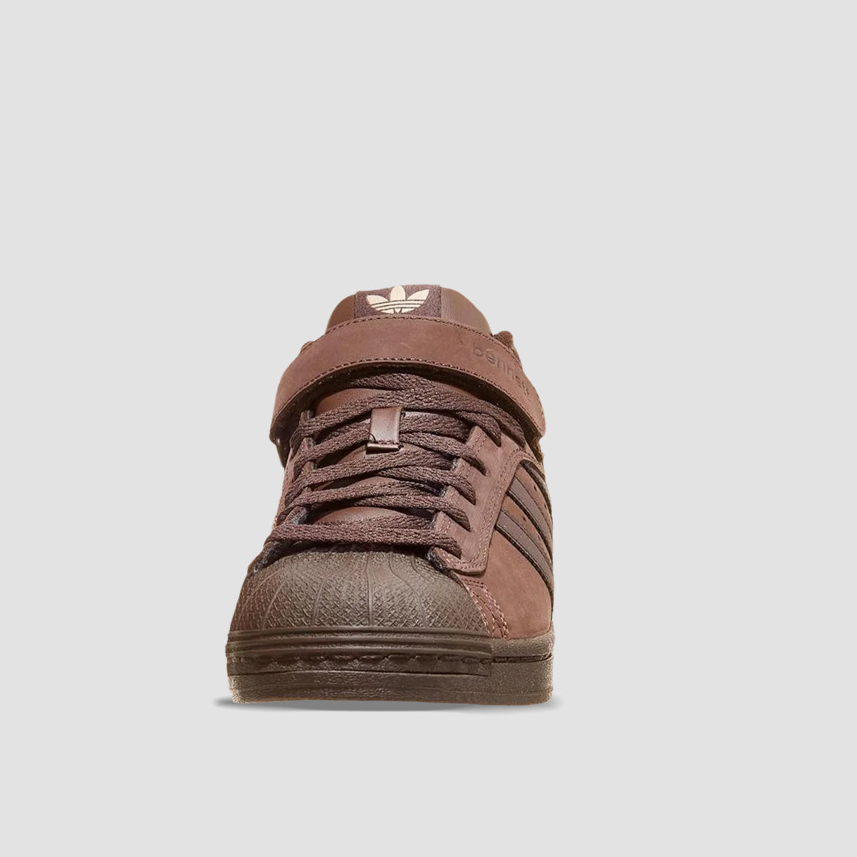 adidas Pro Shell ADV x Niels Bennett Mid Top Shoes - Brown/Dark Brown/Magic Beige