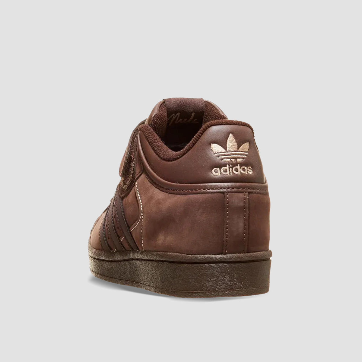 adidas Pro Shell ADV x Niels Bennett Mid Top Shoes - Brown/Dark Brown/Magic Beige