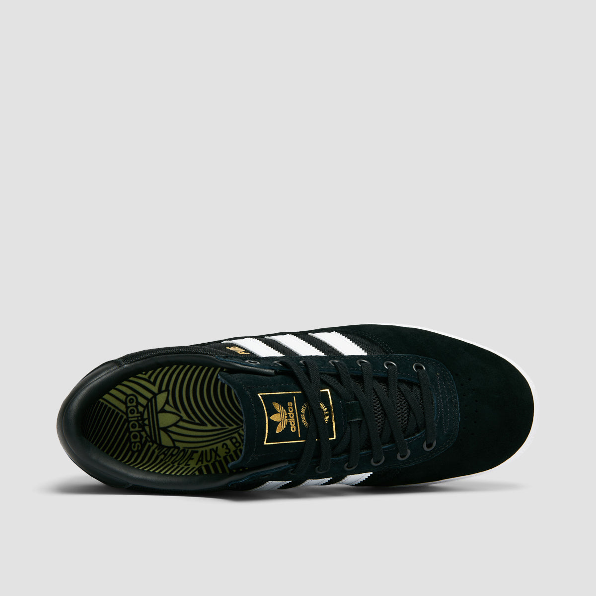 adidas Puig Indoor Shoes - Core Black/Ftwr White/Pulse Lime