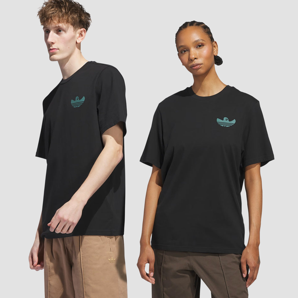 adidas Shmoofoil Gonz Speedy T-Shirt (Gender Neutral) Black/Preloved Teal
