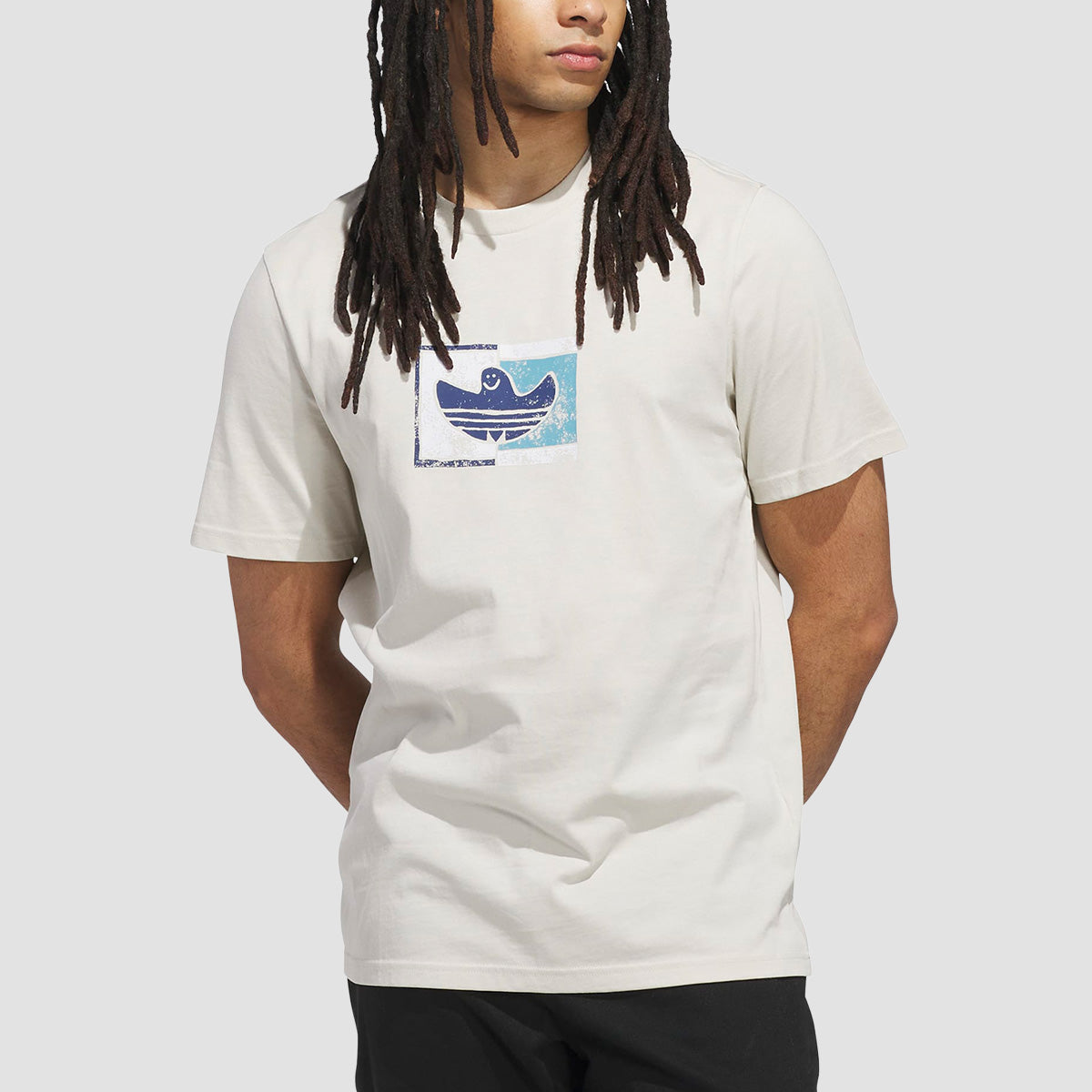 adidas Shmoohouse T-Shirt (Gender Neutral) Alumina/Dark Blue