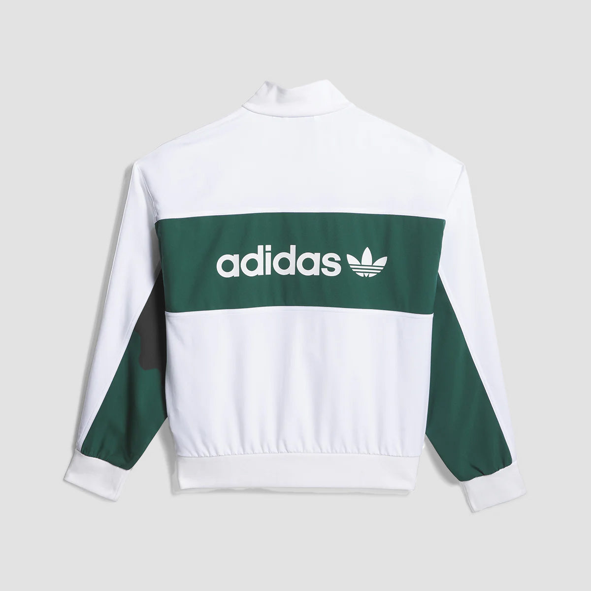 adidas Skate Jacket White/Collegiate Green - Womens