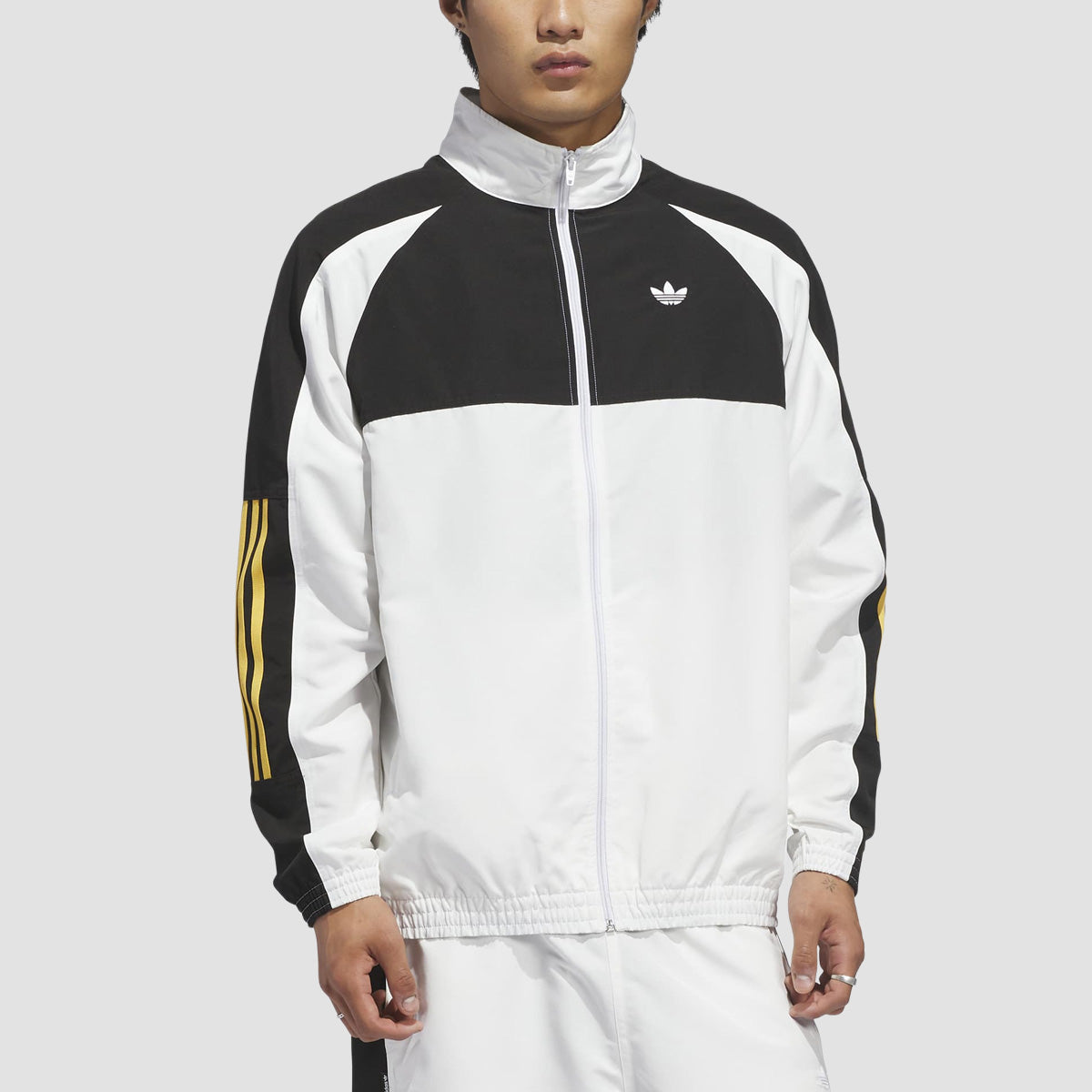 adidas Skateboarding Gatsele Track Track Jacket Core White/White/Black