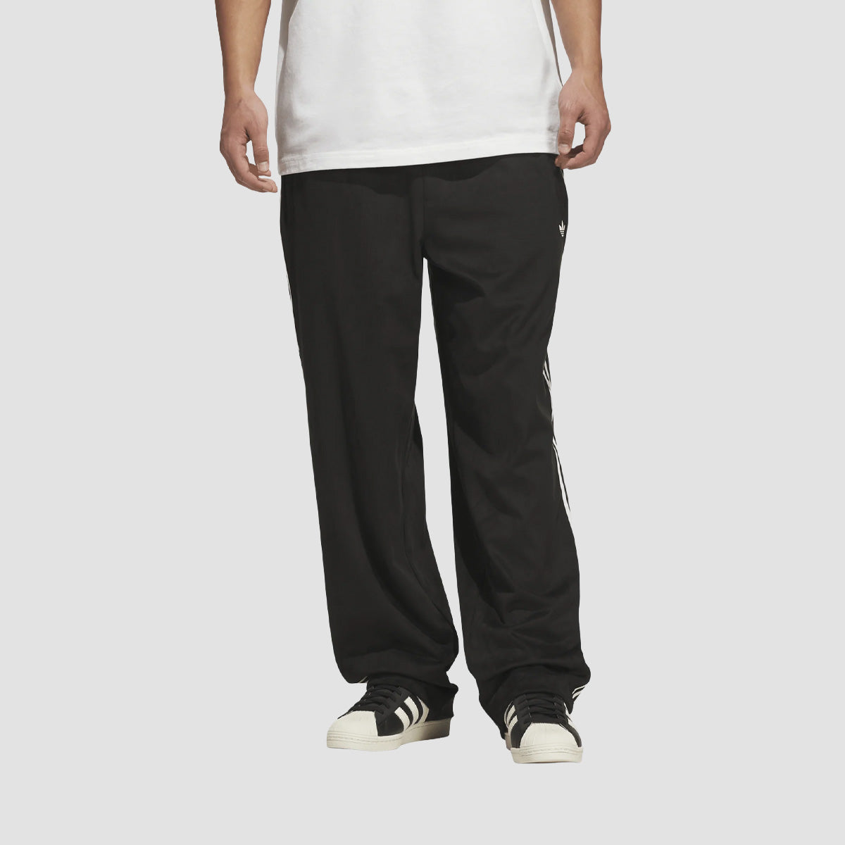 adidas Skateboarding Vintage Superfire Track Pants Black/Cream White