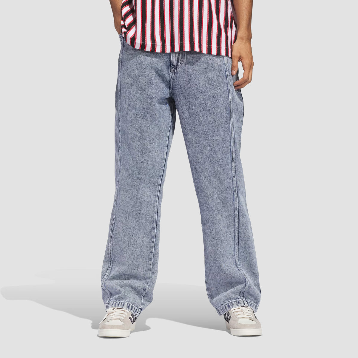 adidas Skateboarding X Kader Acid Washed Pants LGH Solid Grey