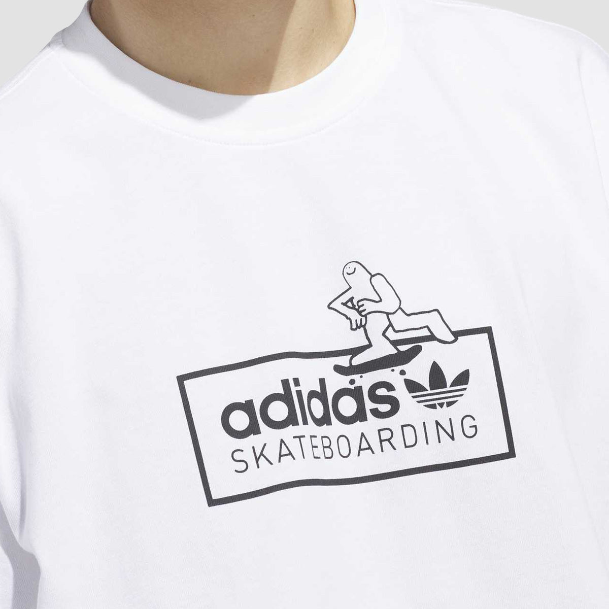 adidas Skateboarding X Mark Gonzales Logo T-Shirt White/Black