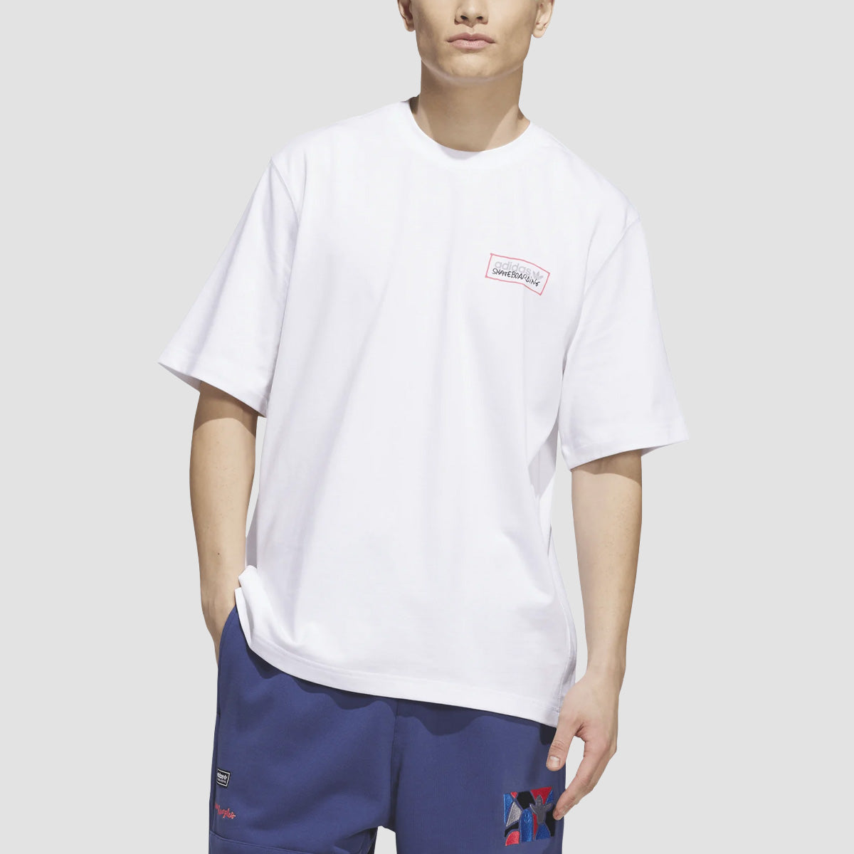 adidas Skateboarding X Mark Gonzales Modernist T-Shirt White