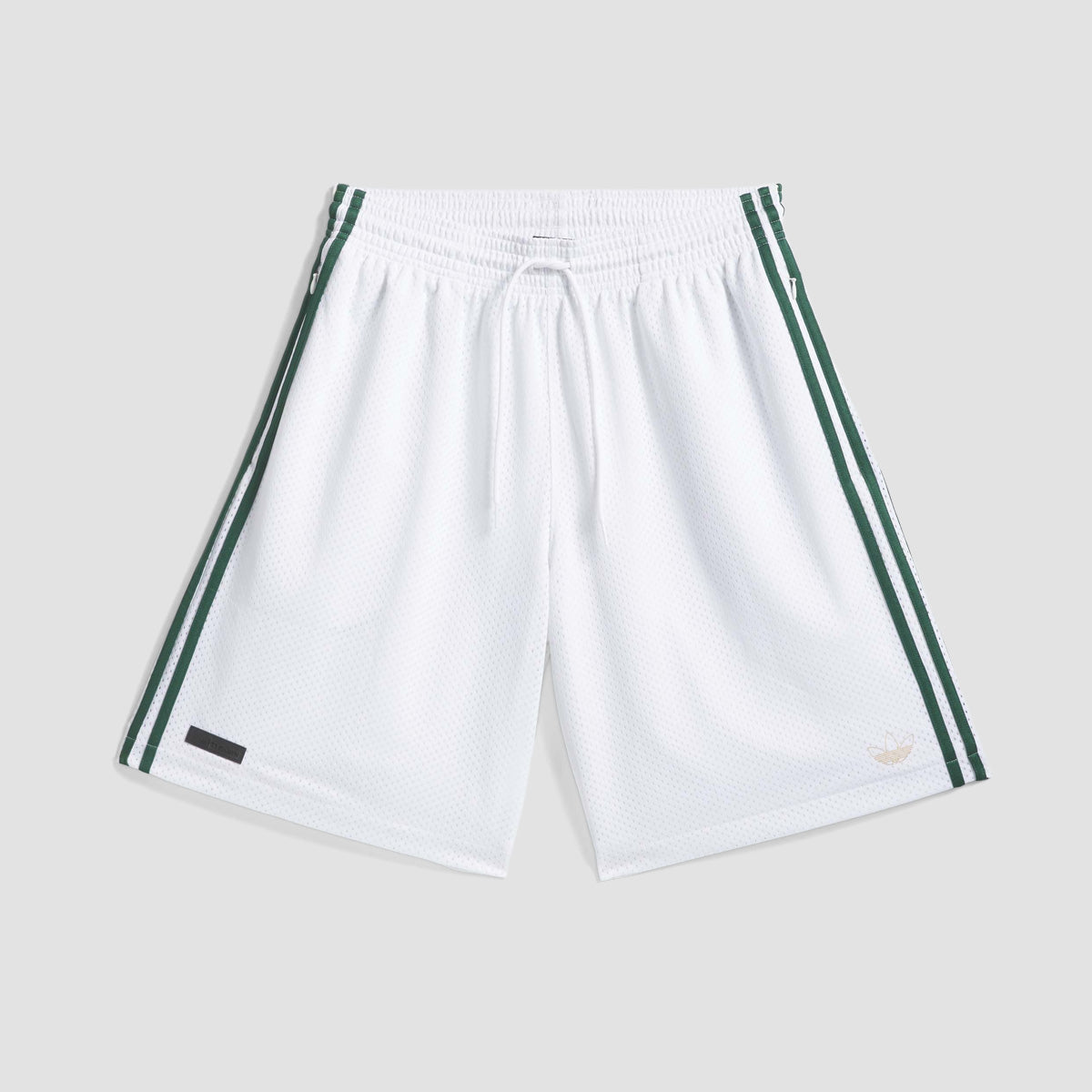 adidas Skateboarding X Tyshawn Bball Shorts White/Matte Gold/Collegiate Green