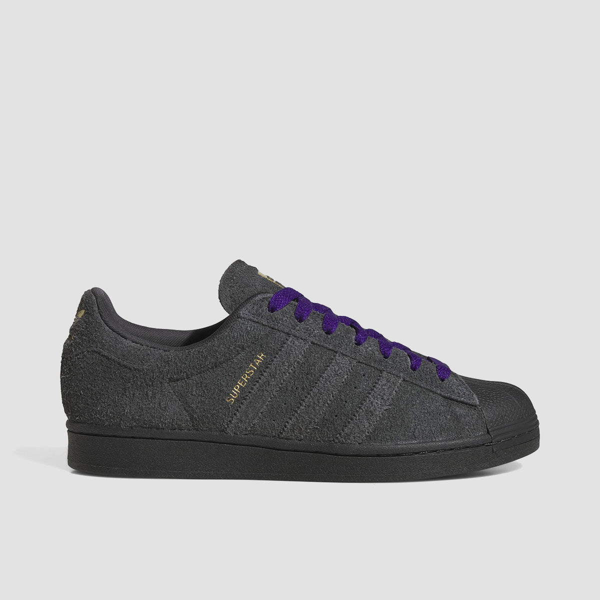 adidas Superstar ADV Shoes - Carbon/Carbon/Collegiate Purple