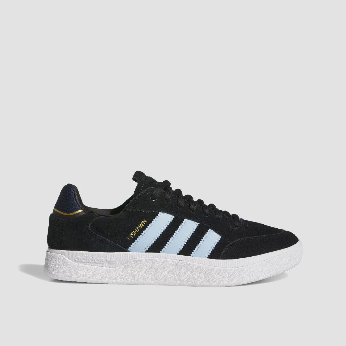 adidas Tyshawn Low Shoes - Core Black/Clear Sky/Collegiate Navy