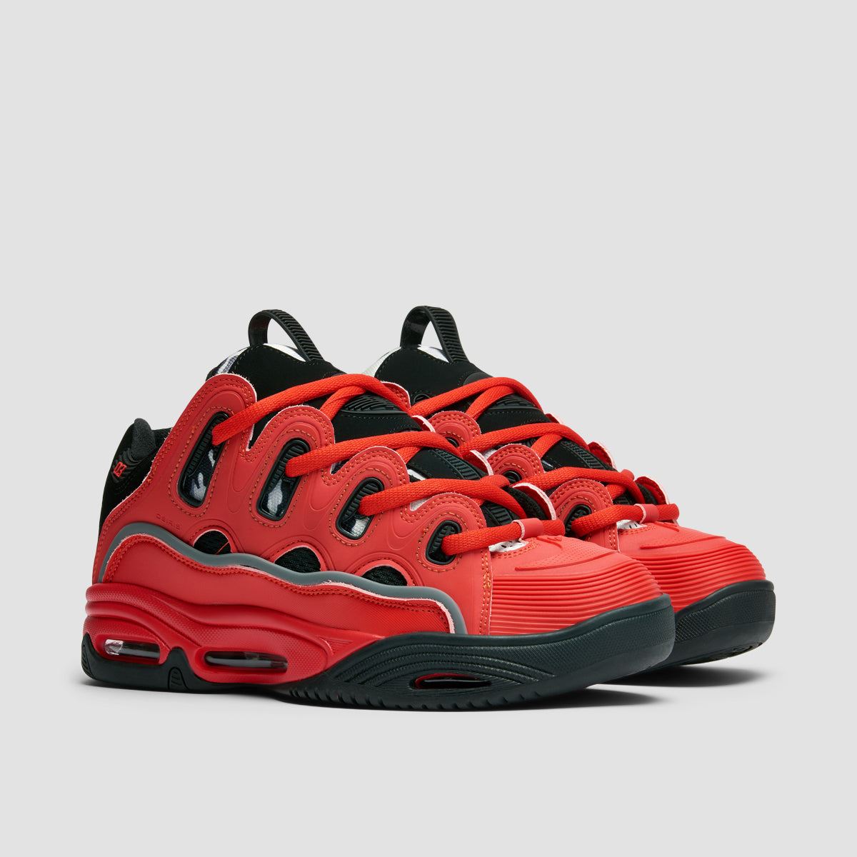 Osiris D3 2001 Shoes - Red/Black/Grey