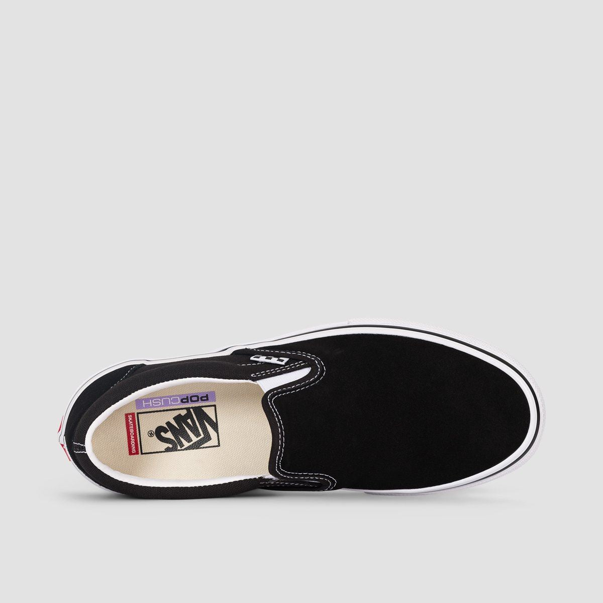 Vans Skate Slip-On Shoes - Black/White