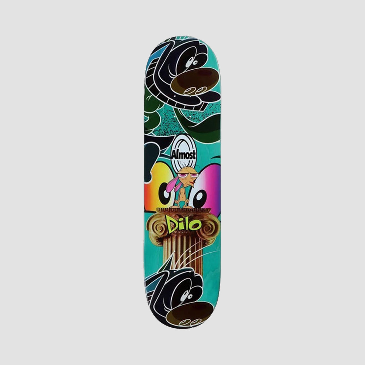 Almost Ren & Stimpy Mixed Up R7 Skateboard Deck John Dilo - 8.125"