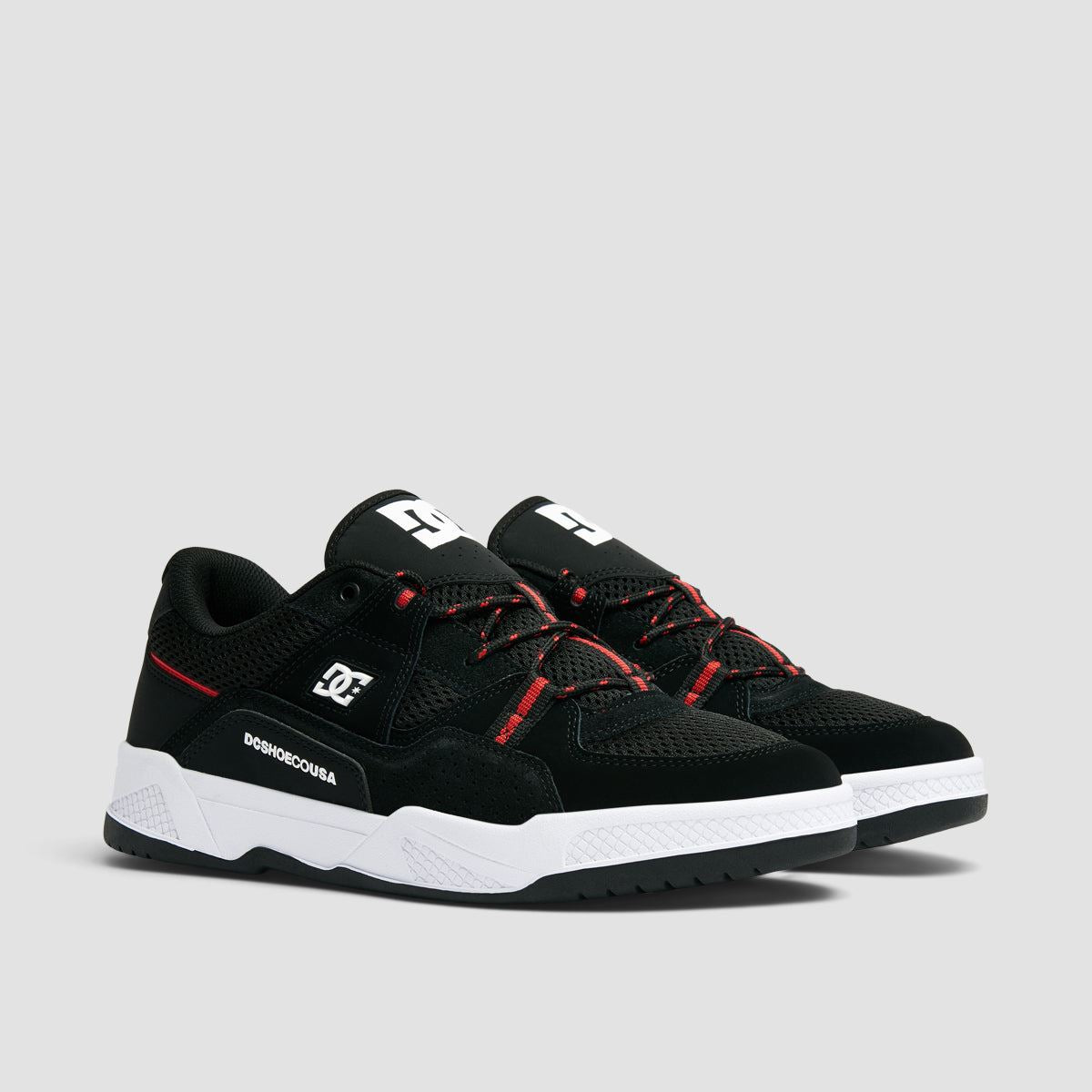 DC Construct Shoes - Black/Hot Coral