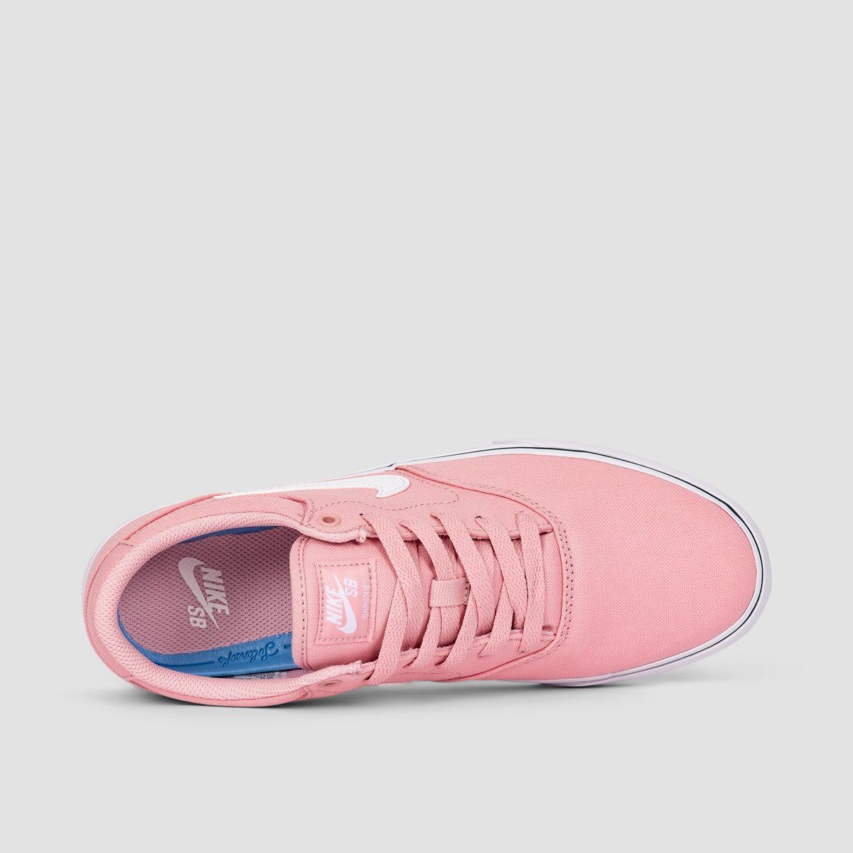 Nike SB Chron 2 Canvas Shoes - Pink Glaze/White/Pink Glaze/Black