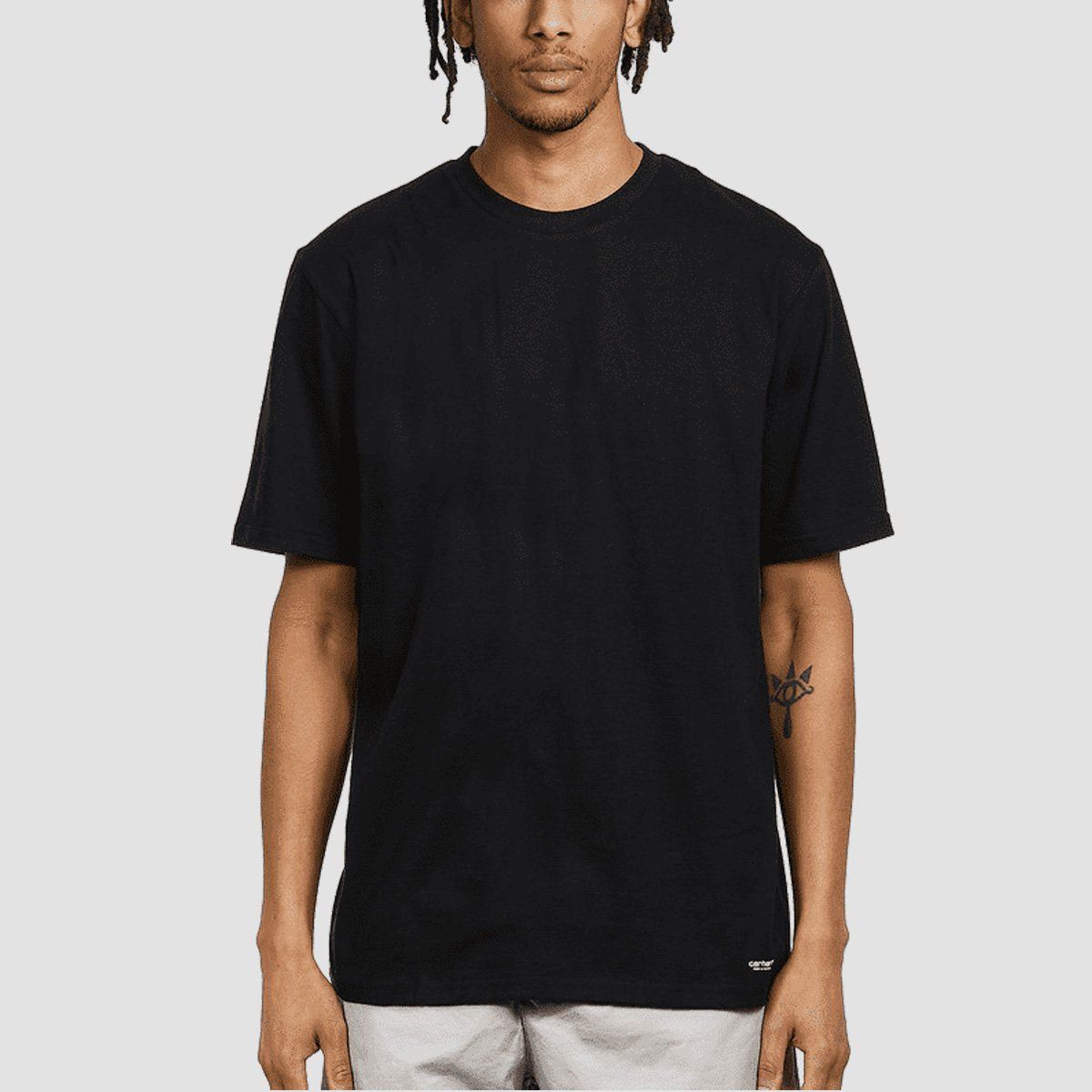 Carhartt WIP Standard Crew Neck T-Shirt 2 Pack Black/Black