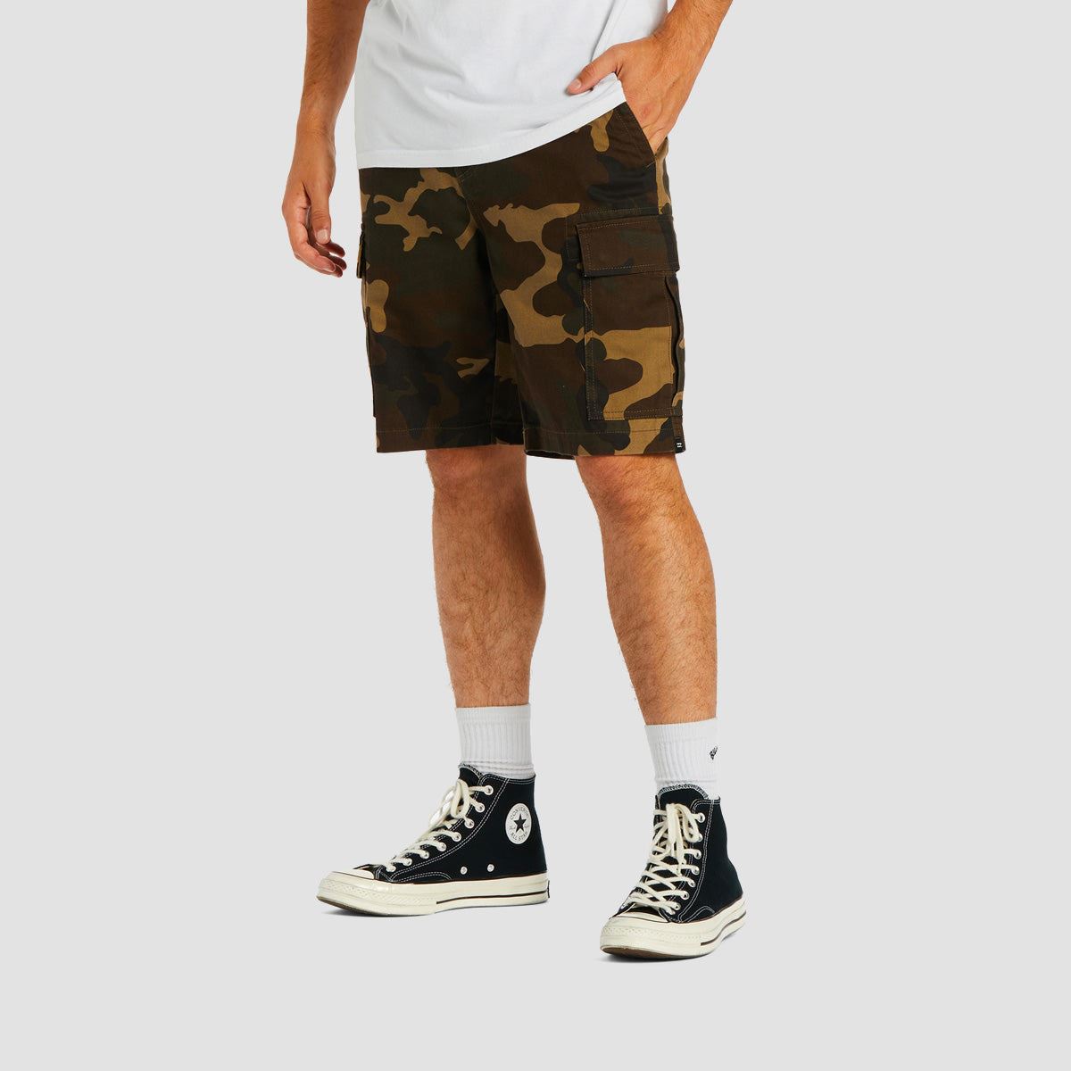 Billabong Combat Cargo Shorts Military Camo