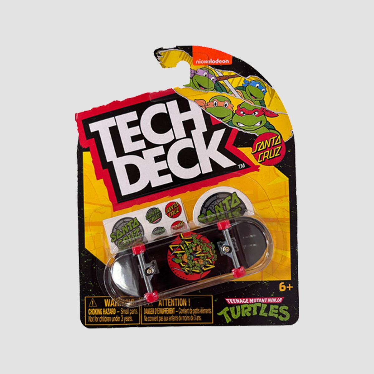 Tech Deck 96mm (M52) Fingerboard - Random Santa Cruz X TMNT